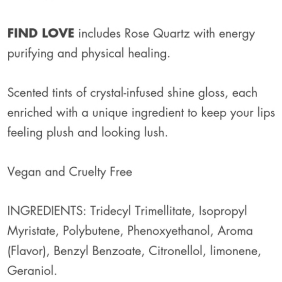 👄 Rose Quartz Rollerball Inc.redible Find Love Lip Gloss - Picture 5 of 5